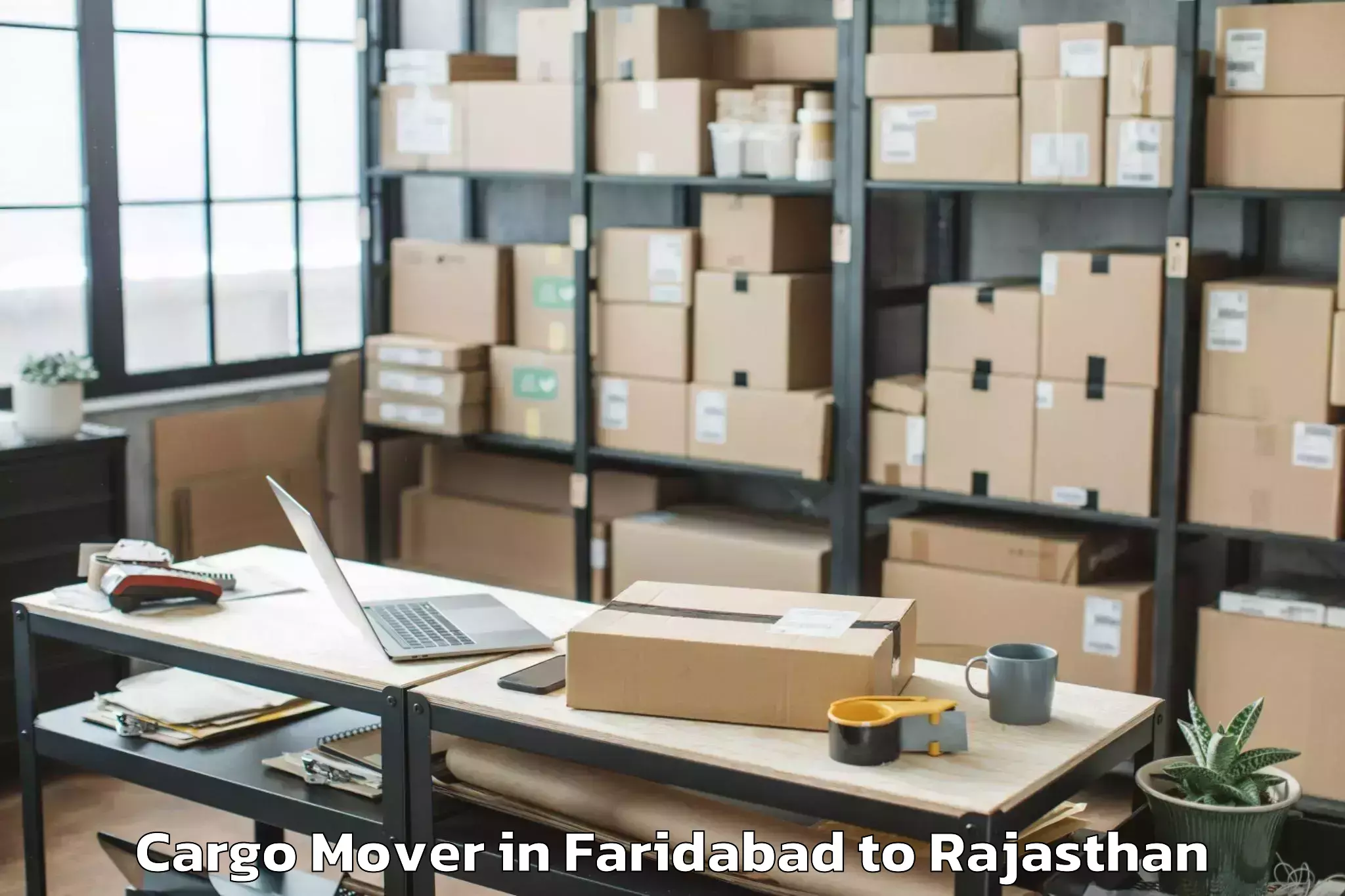 Reliable Faridabad to Jobner Cargo Mover